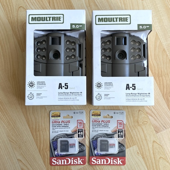 MOULTRIE🦌👀DEER CAMERA-2 OPENED - Picture 1 of 10